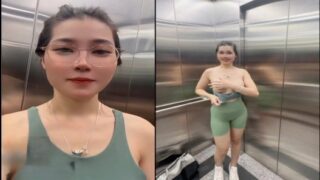 Em Lan Anh Dâm Đãng Bú Cặc Fan Trong Thang Máy
